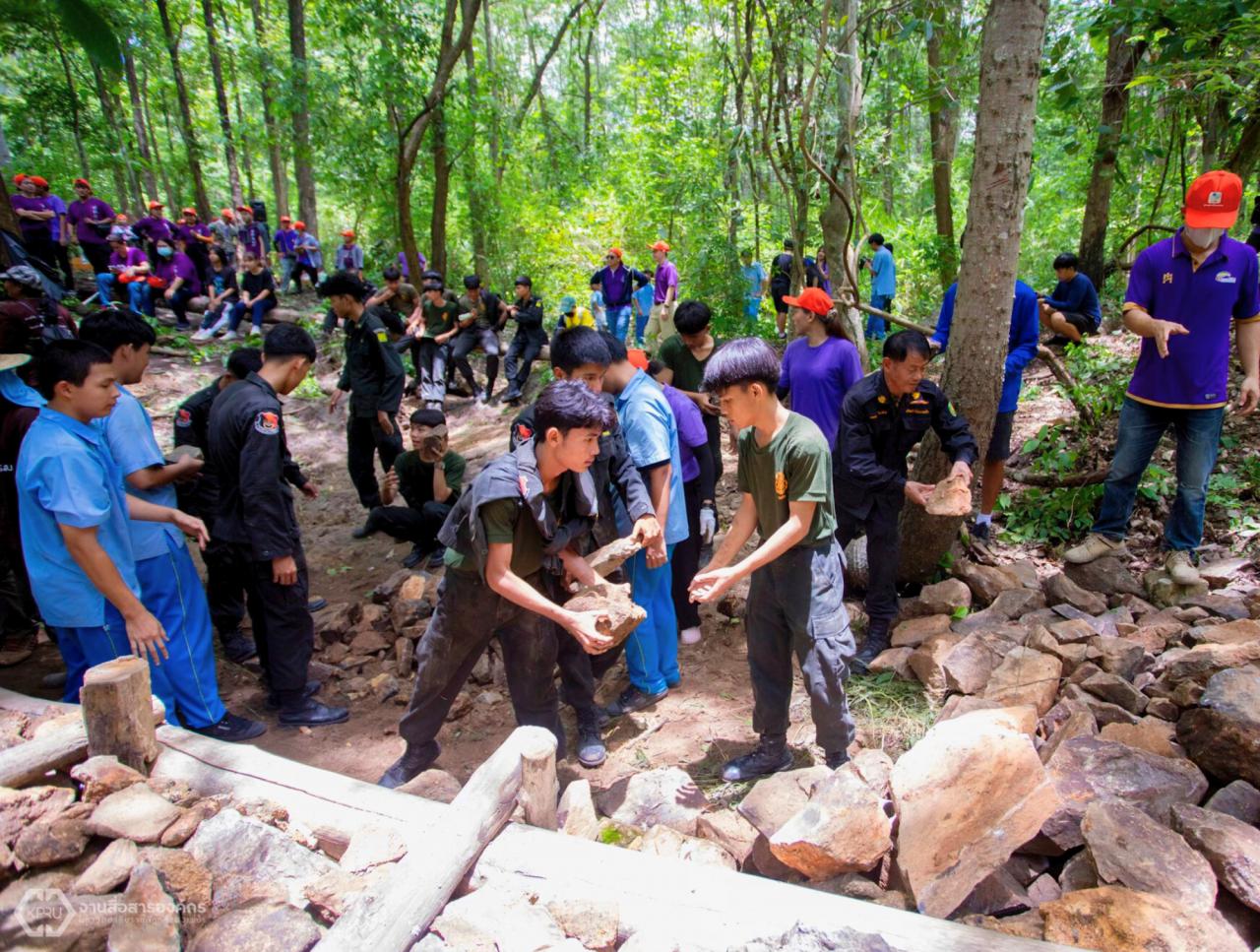 Check dam construction for long-term natural resource sustainability